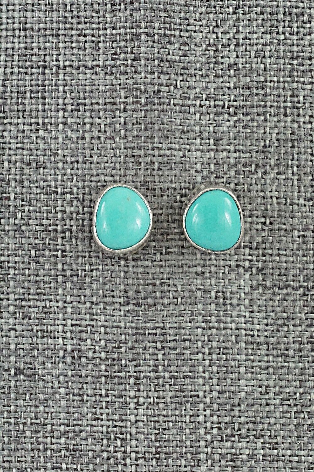 Turquoise & Sterling Silver Earrings - Marco Begaye