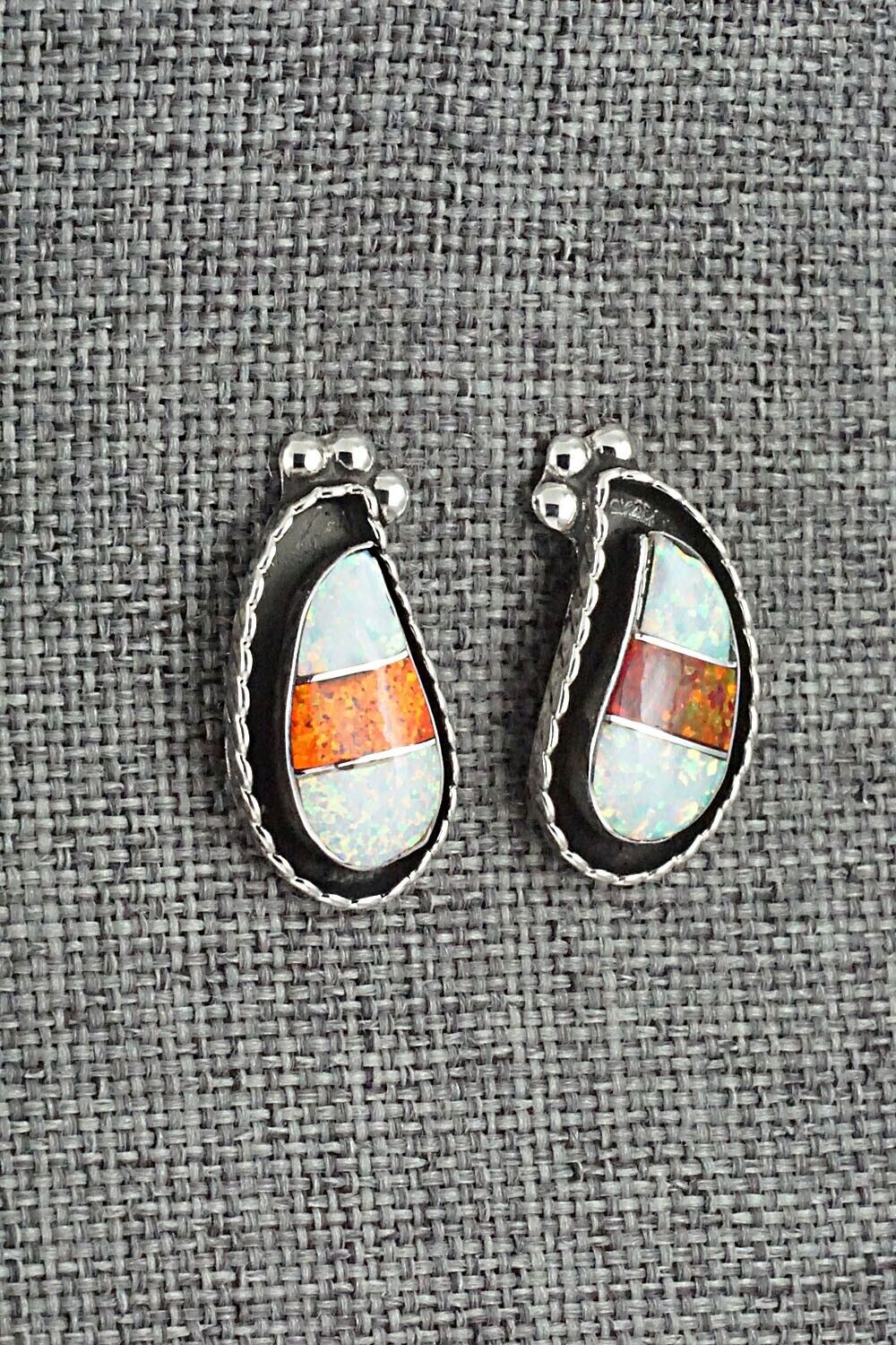 Opalite & Sterling Silver Earrings - Susie Lowsayatee