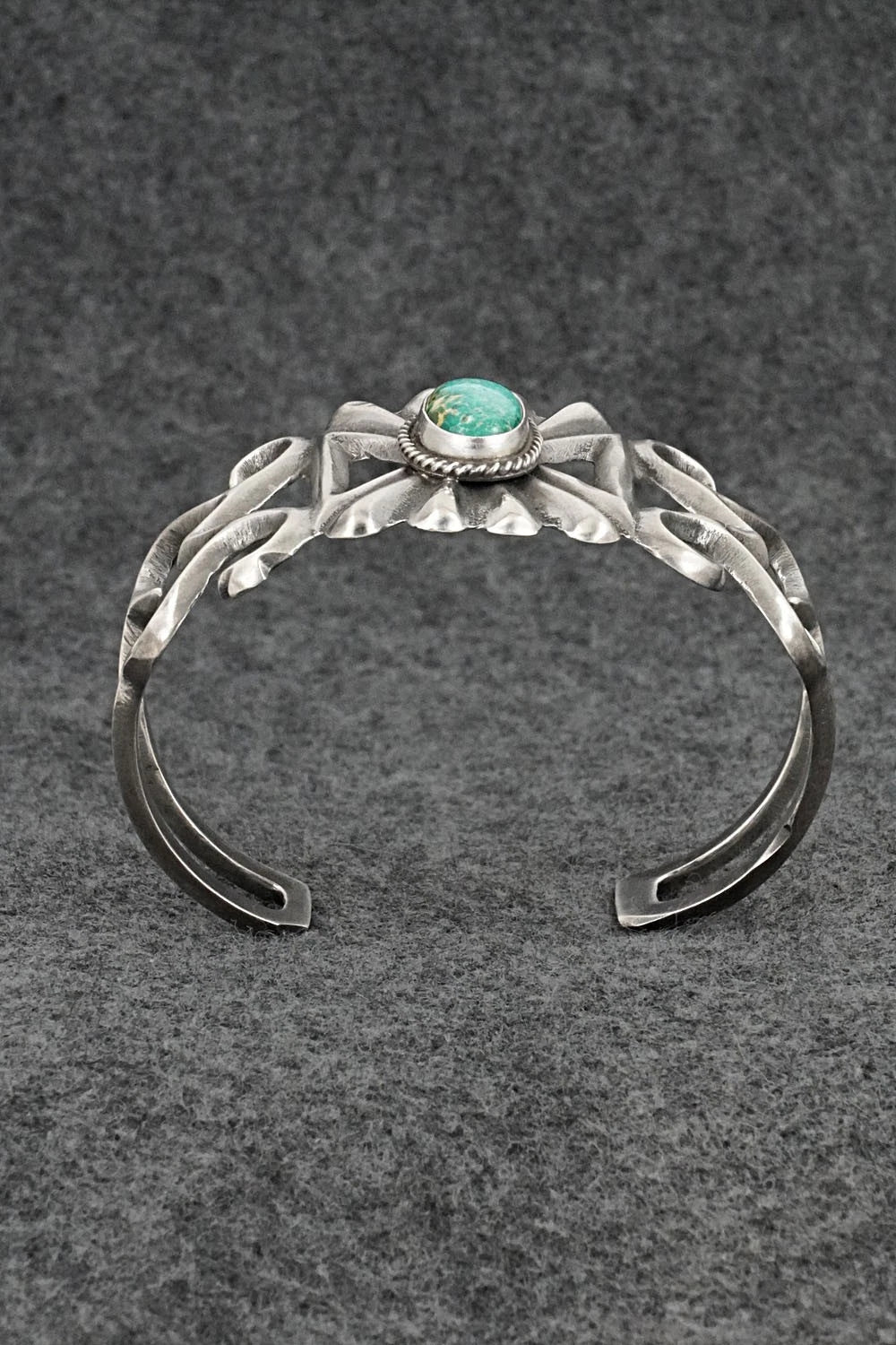 Turquoise & Sterling Silver Bracelet - Eugene Gruber