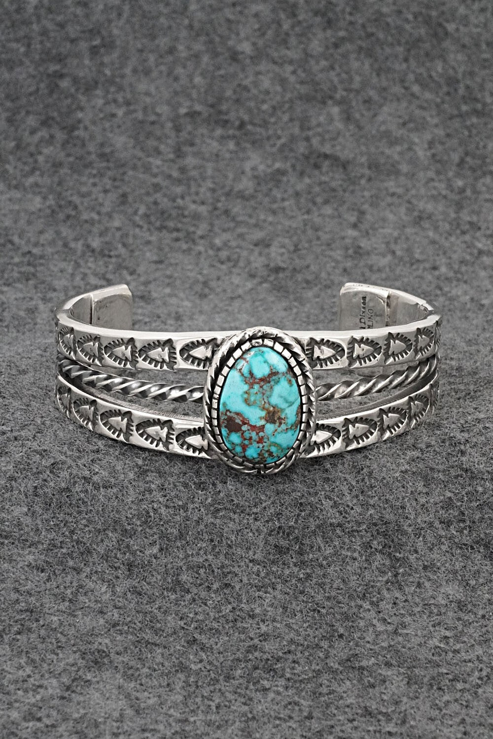 Turquoise and Sterling Silver Bracelet - Roland Dixson