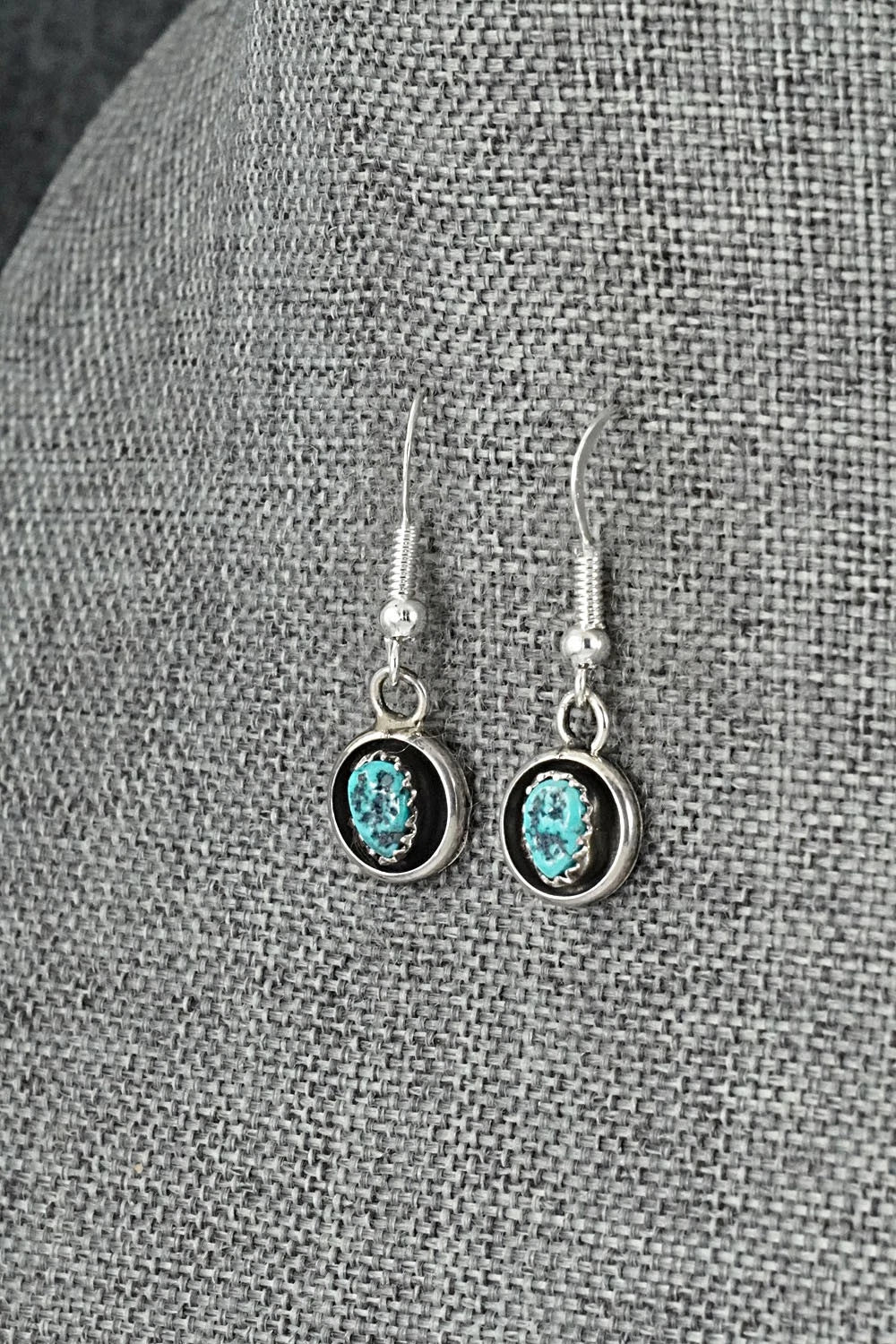 Turquoise & Sterling Silver Squash Blossom Set - Phil Garcia