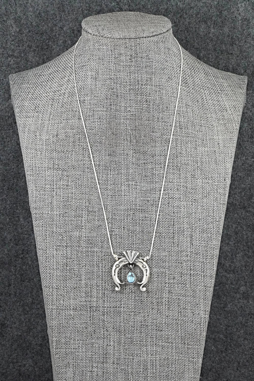 Turquoise & Sterling Silver Necklace - Gary Shorty
