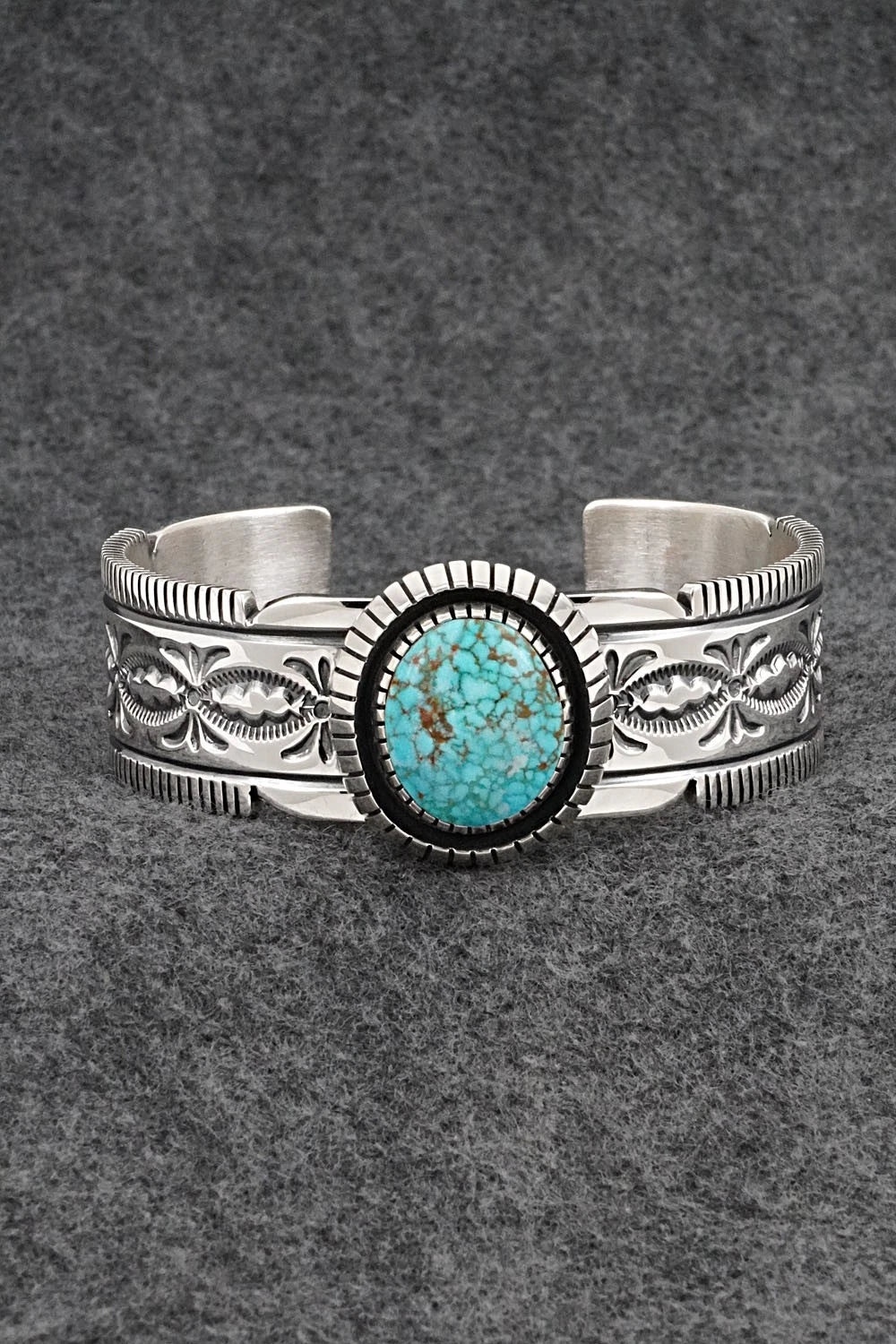 Turquoise & Sterling Silver Bracelet - Mark Yazzie