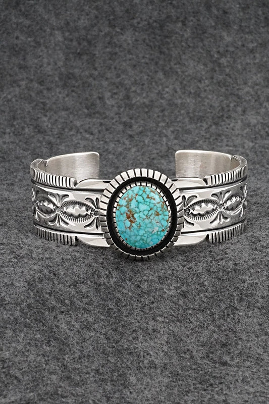 Turquoise & Sterling Silver Bracelet - Mark Yazzie