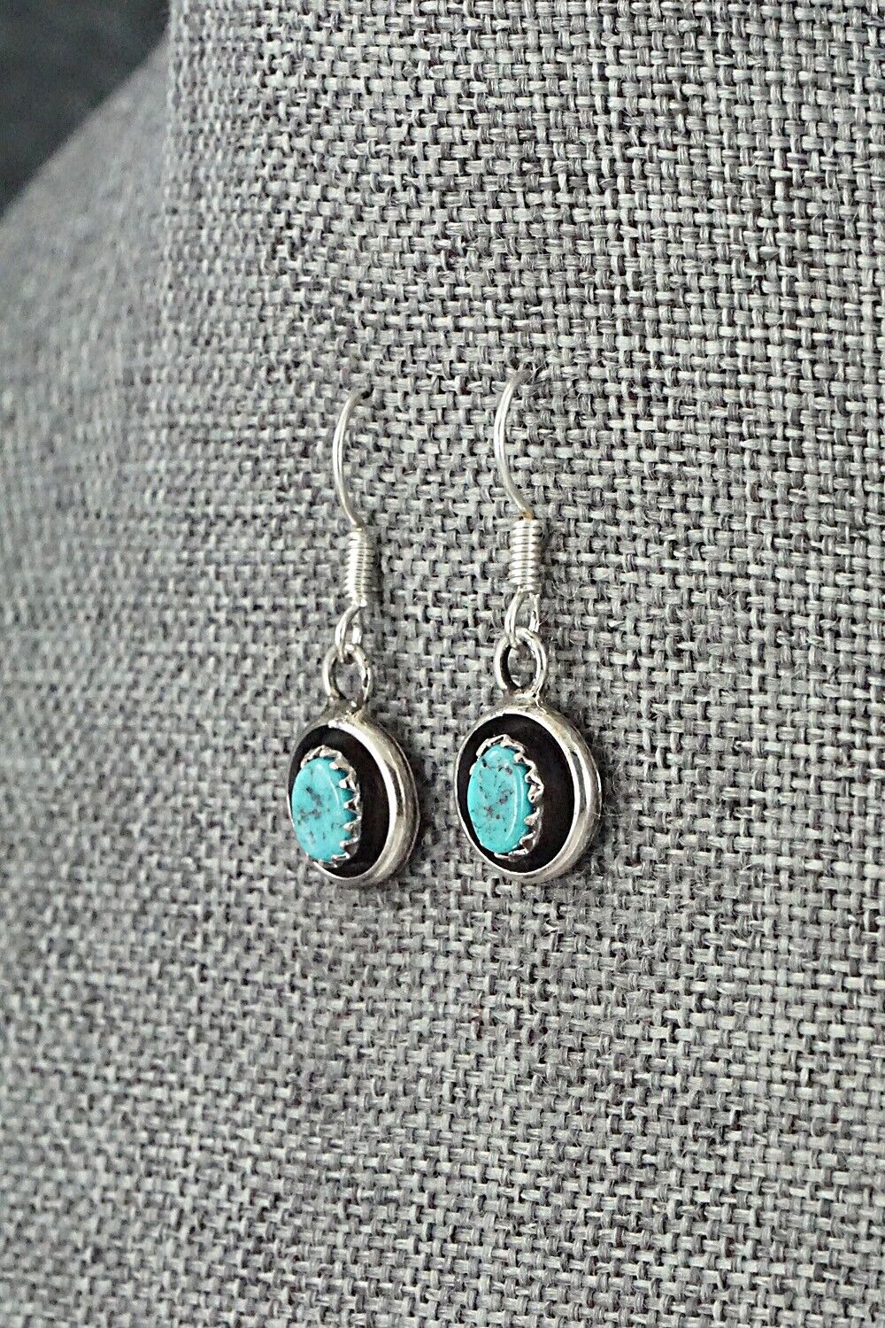 Turquoise & Sterling Silver Squash Blossom Set - Phil Garcia