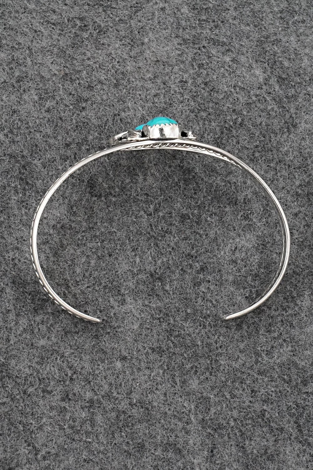 Turquoise & Sterling Silver Bracelet - Harry B. Yazzie