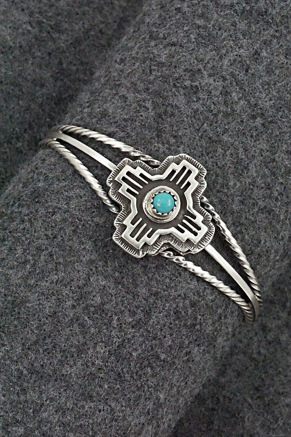 Turquoise & Sterling Silver Bracelet - Robertson Martinez