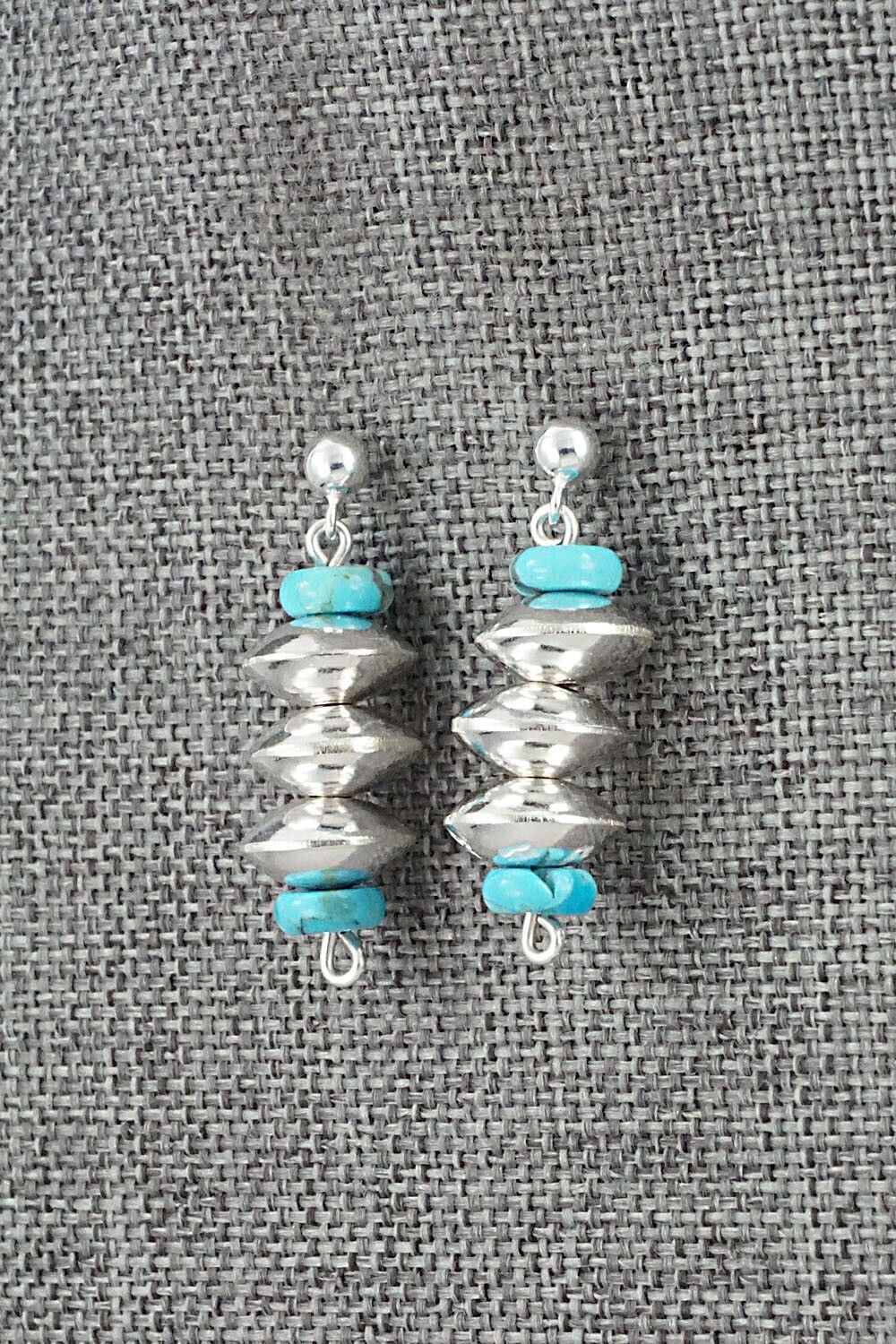 Turquoise & Sterling Silver Earrings - Presley Haley