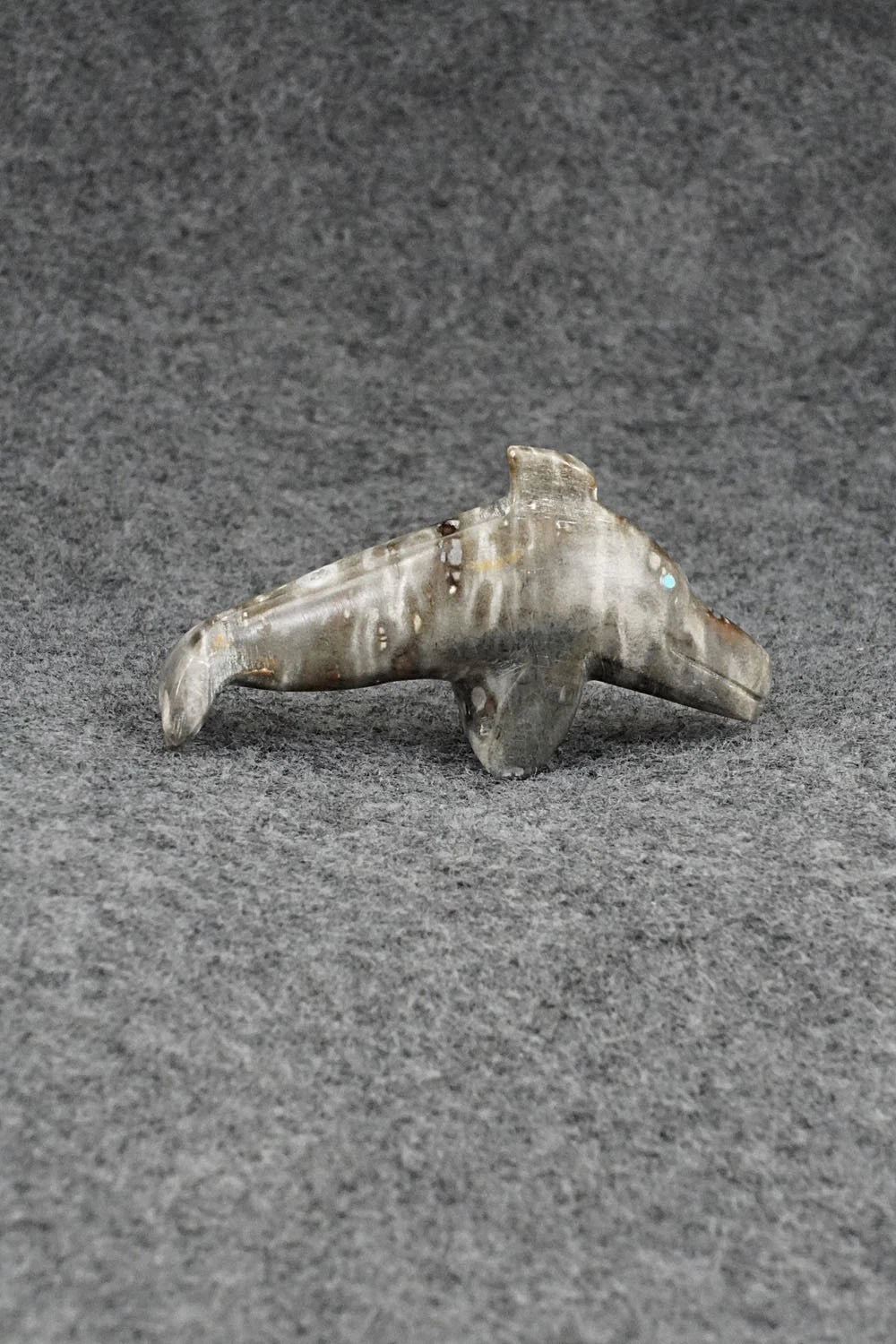 Dolphin Zuni Fetish Carving - Todd Etsate