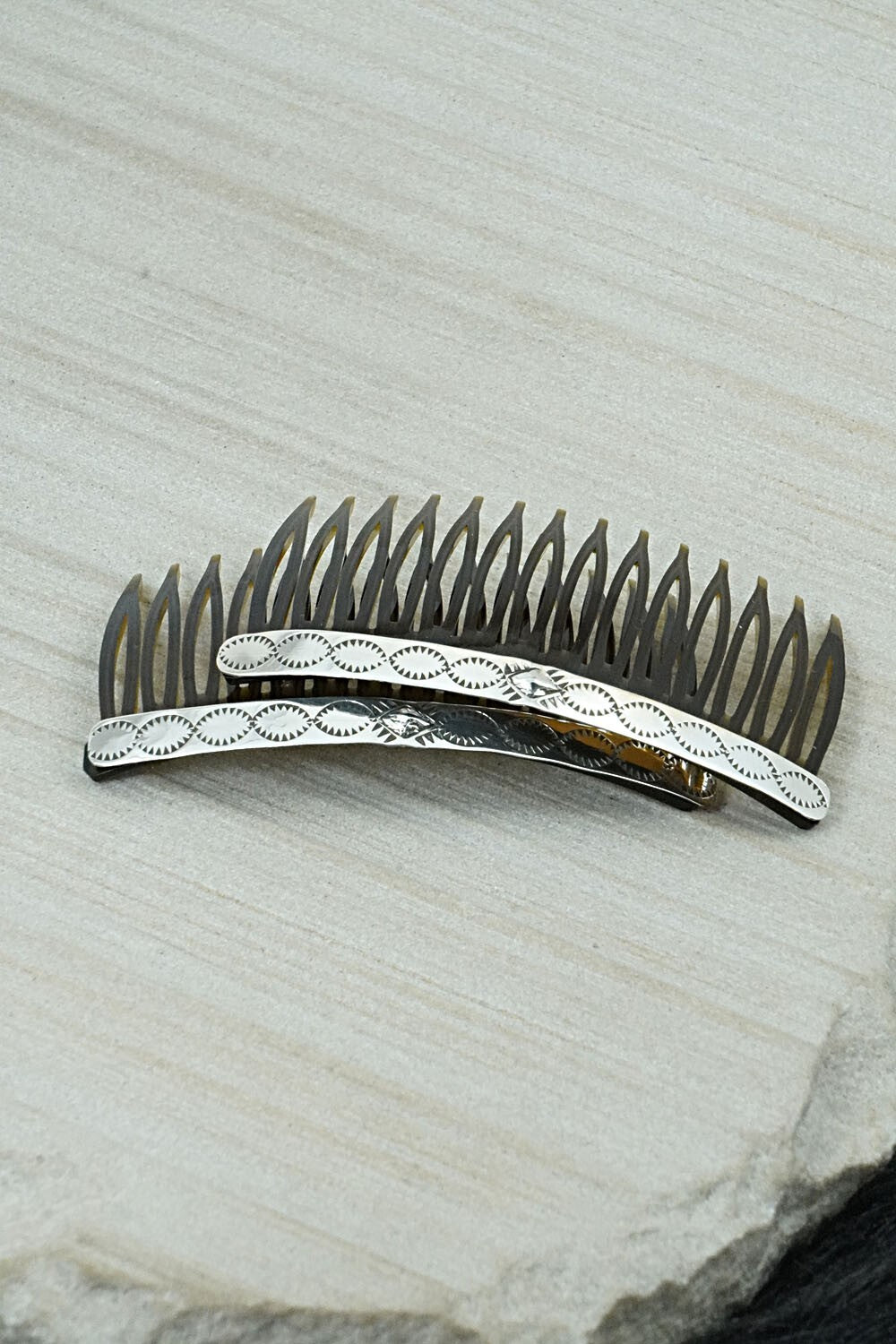 Sterling Silver Hair Combs - Bertha Begay