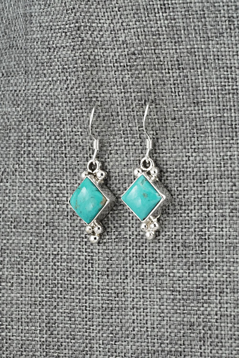 Turquoise & Sterling Silver Earrings - Sharon McCarthy