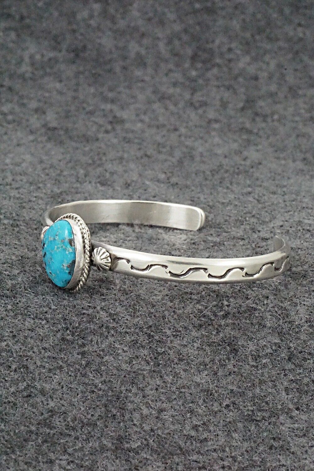 Turquoise & Sterling Silver Bracelet - Samuel Yellowhair