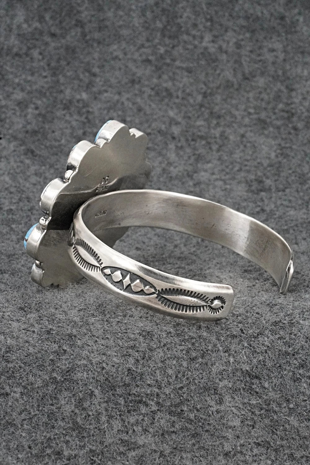 Turquoise & Sterling Silver Bracelet - Derrick Gordon