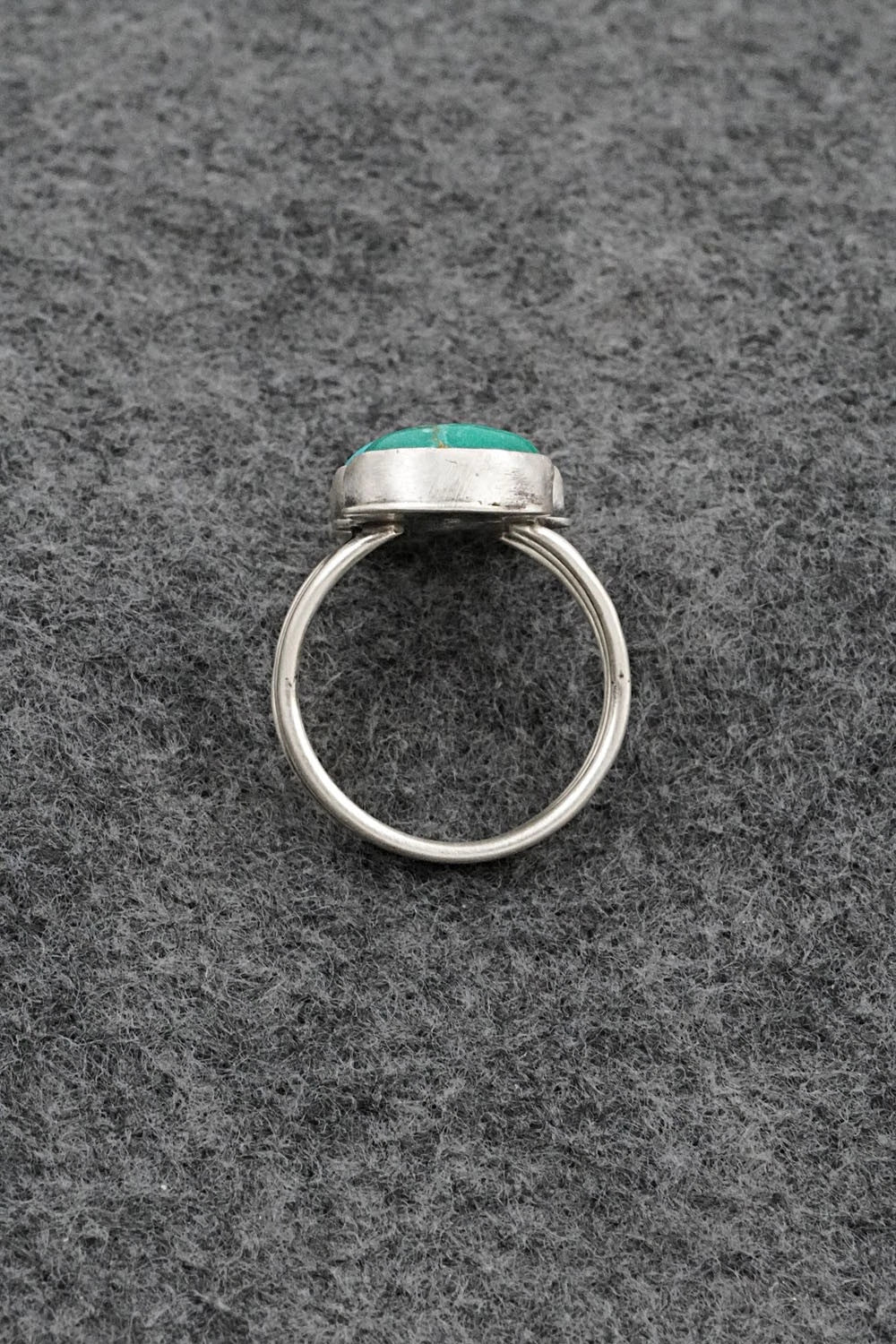 Turquoise & Sterling Silver Ring - Verley Betone - Size 8