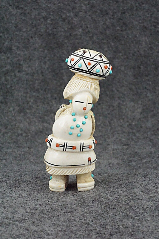 Ola Maiden Zuni Fetish Carving - Claudia Peina