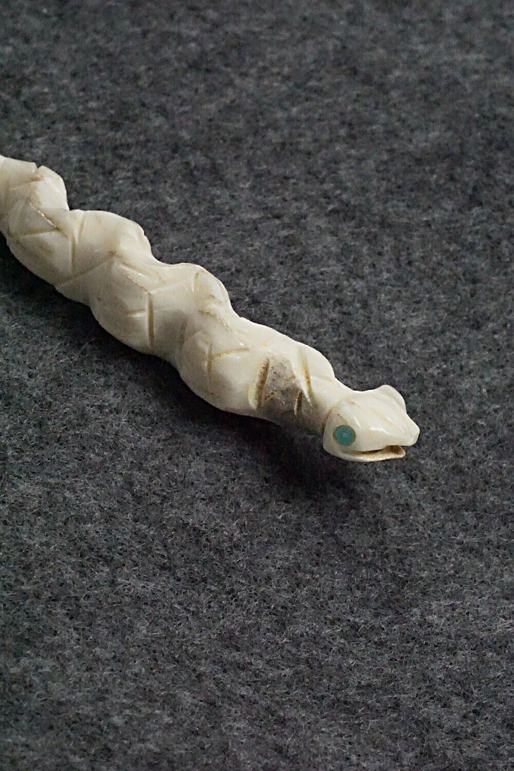 Rattlesnake Zuni Fetish Carving - Allison White