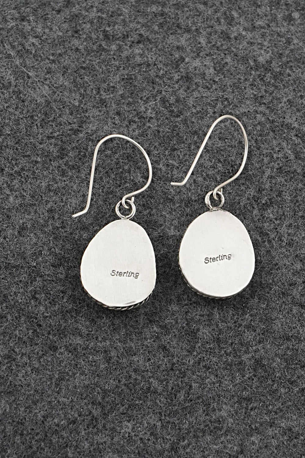 Turquoise & Sterling Silver Earrings - Rosemary Saunders