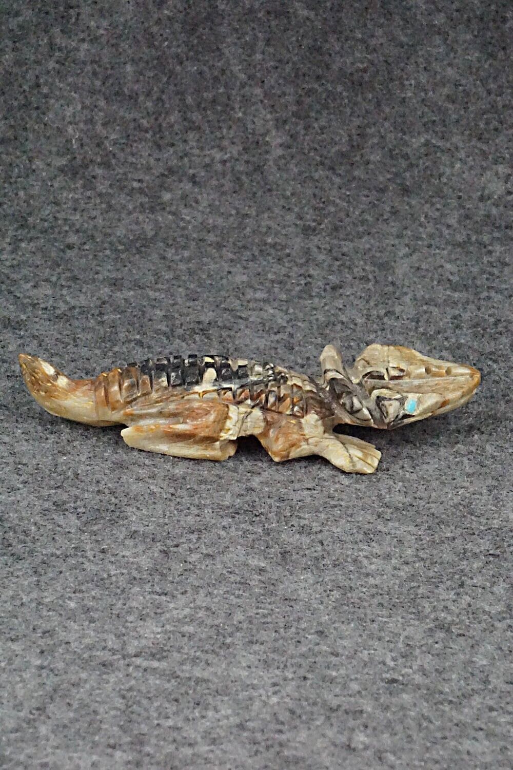 Horned Toad Zuni Fetish Carving - Dana Malani