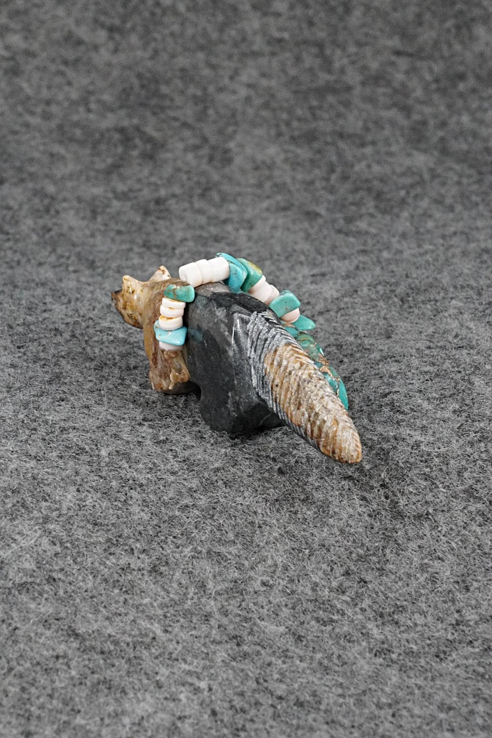 Wolf Zuni Fetish Carving - Daisy Rose Leonard