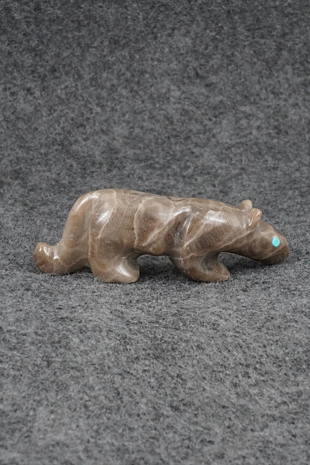 Mountain Lion Zuni Fetish Carving - Ronnie Lunasee