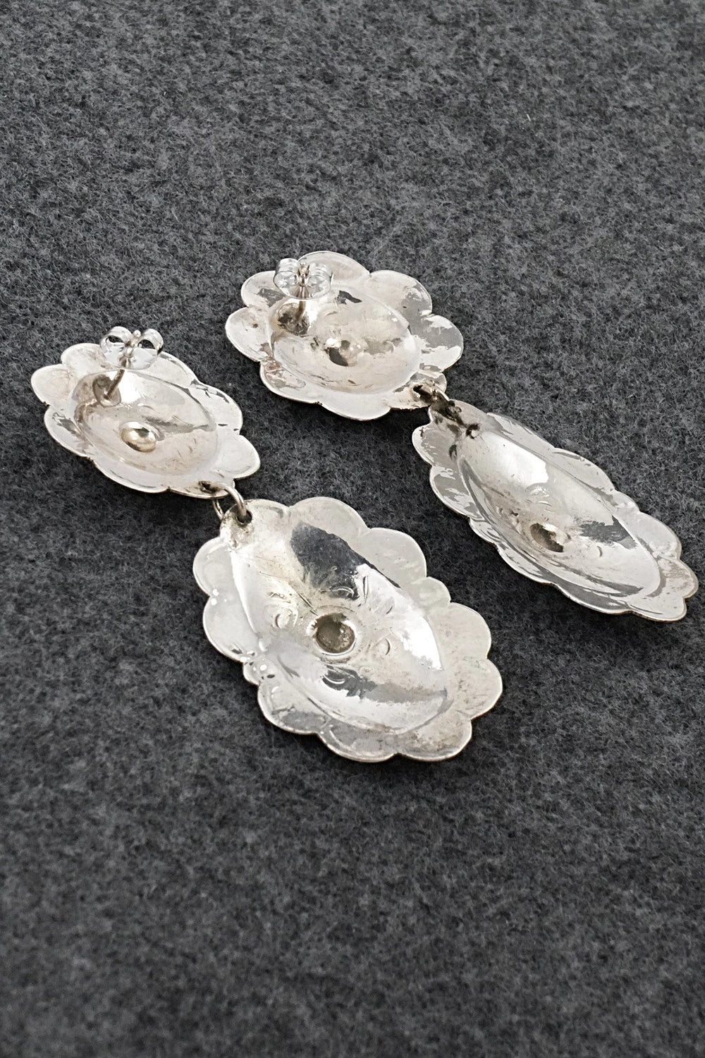 Sterling Silver Earrings - Bertha Begay