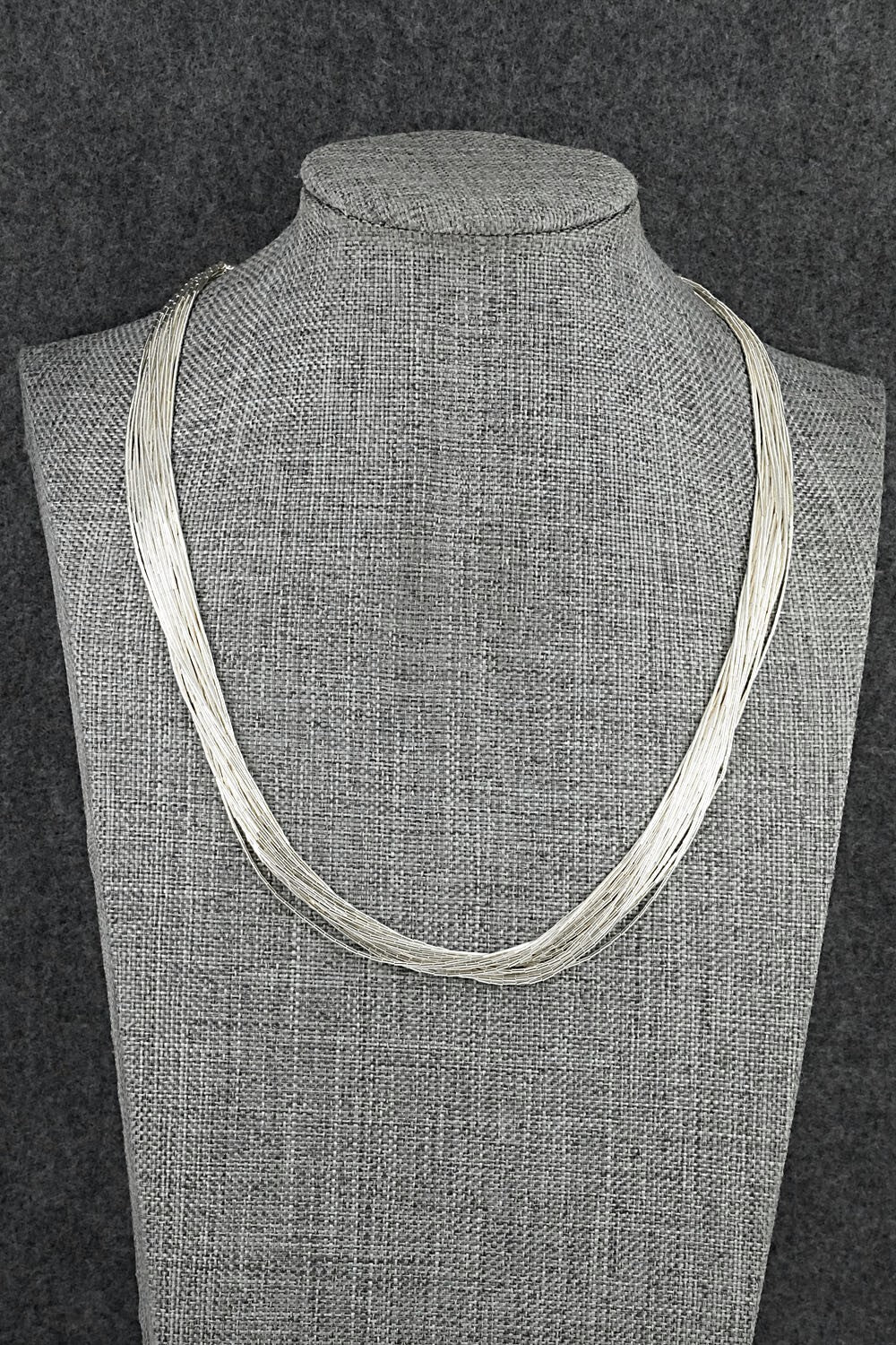 Liquid Silver Necklace - Sterling Silver 18"