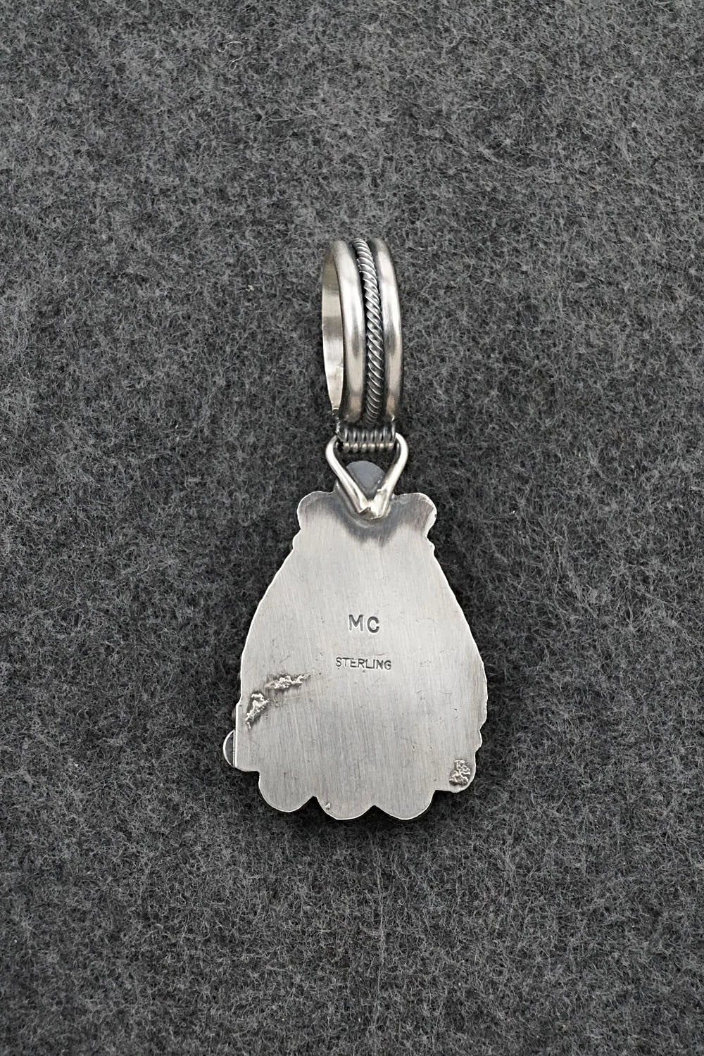 Turquoise & Sterling Silver Pendant - Michael Calladitto