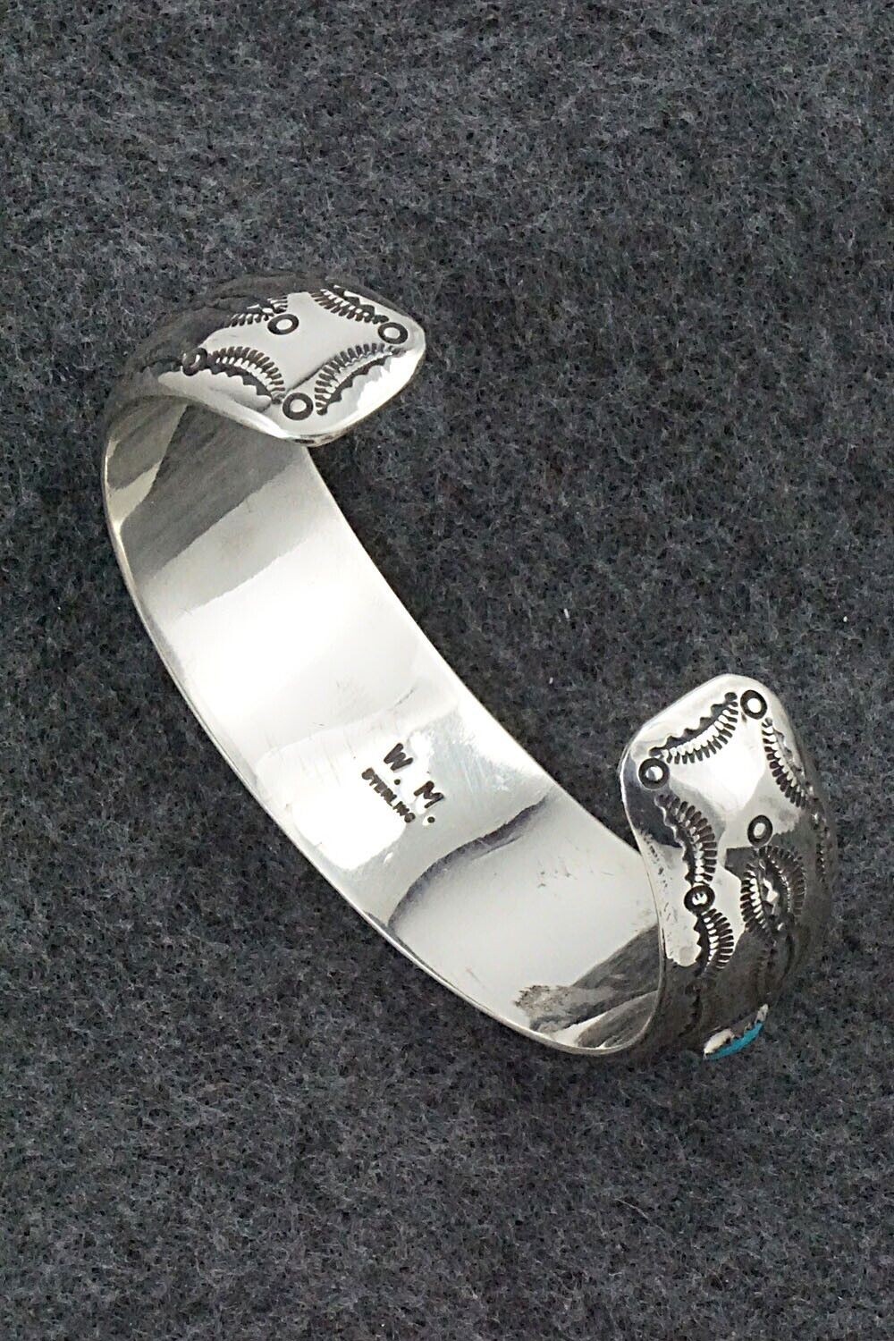 Turquoise & Sterling Silver Bracelet - Wilbert Muskett Sr.