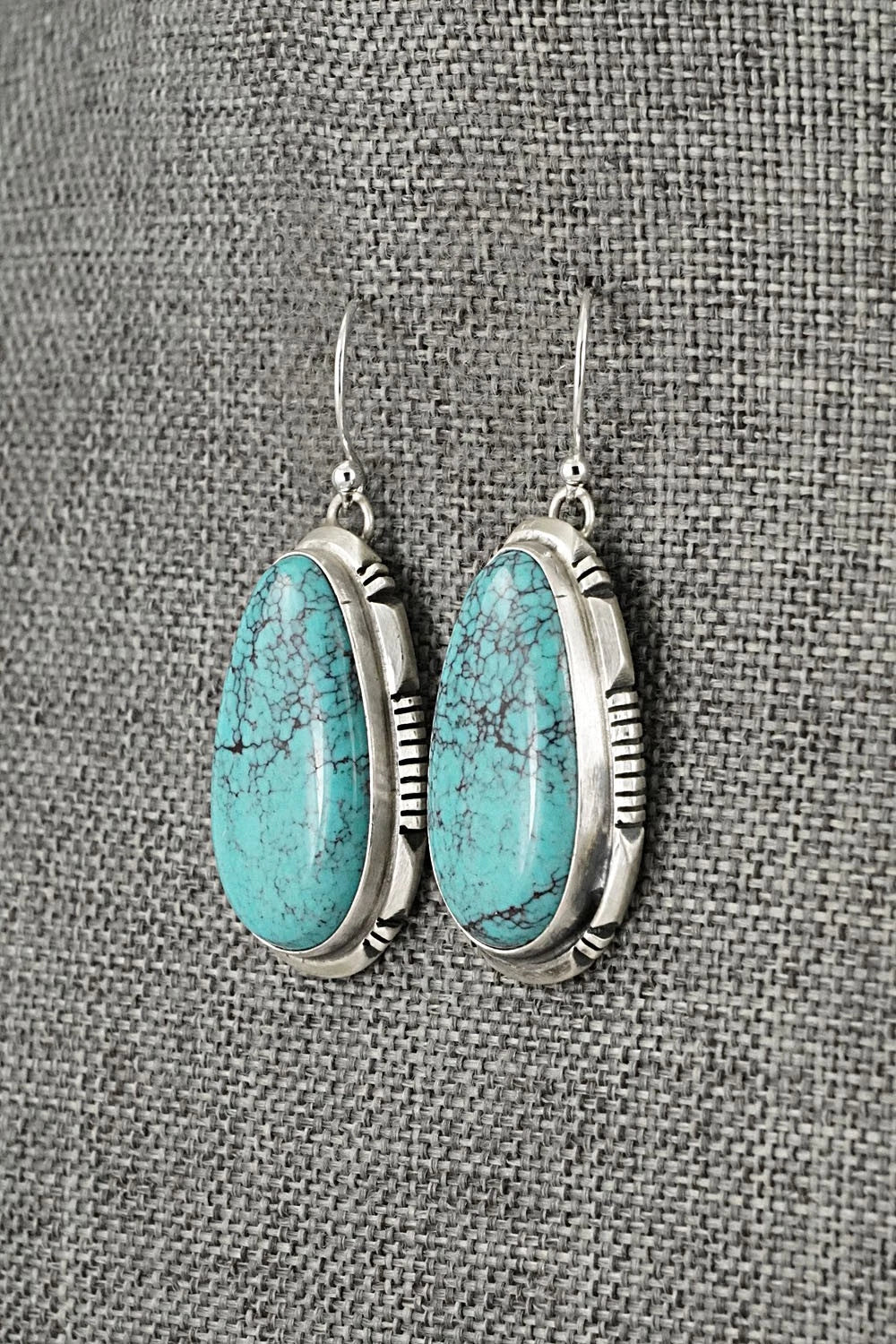 Turquoise & Sterling Silver Earrings - Thomas Francisco