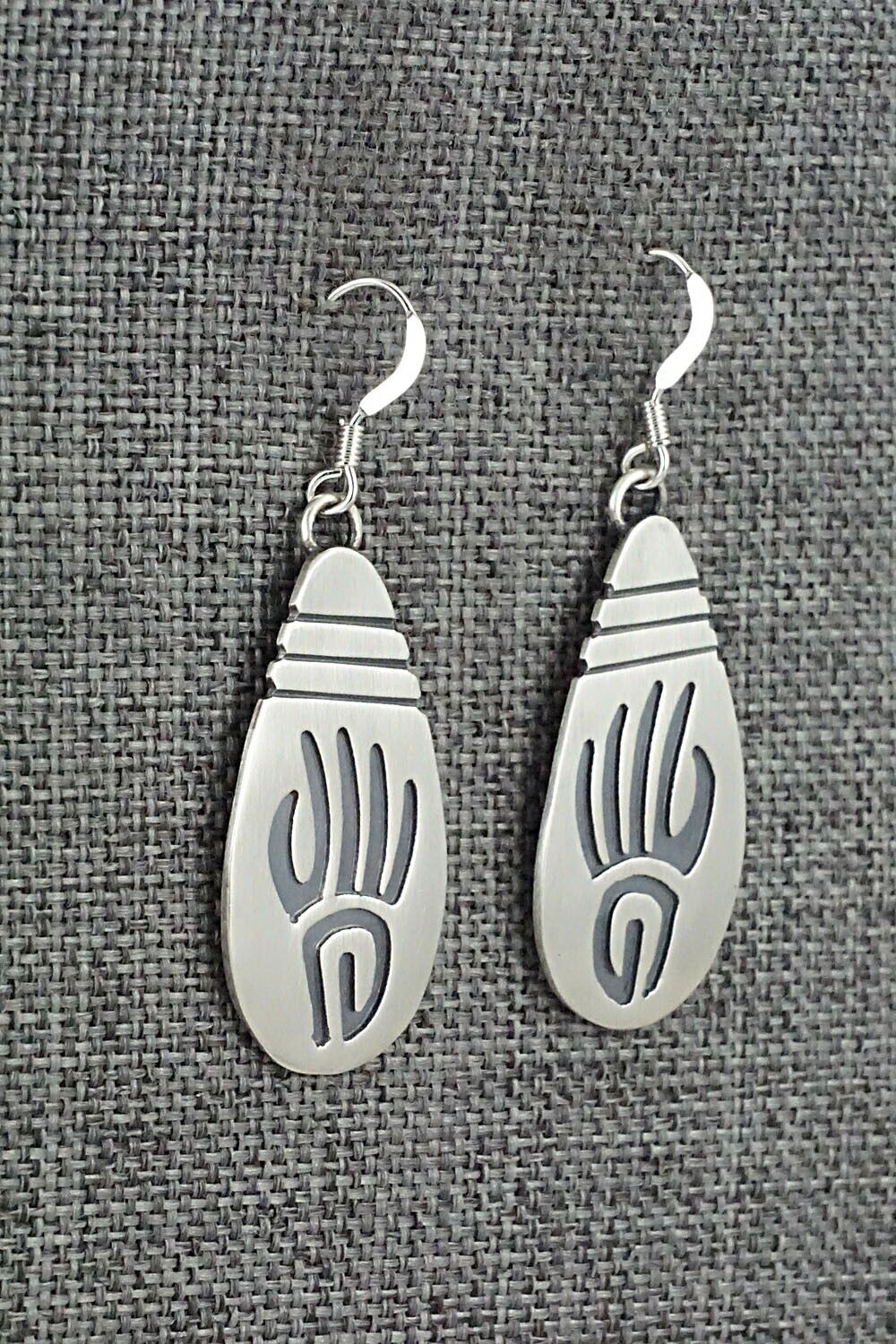 Sterling Silver Earrings - Charlie Yazzie