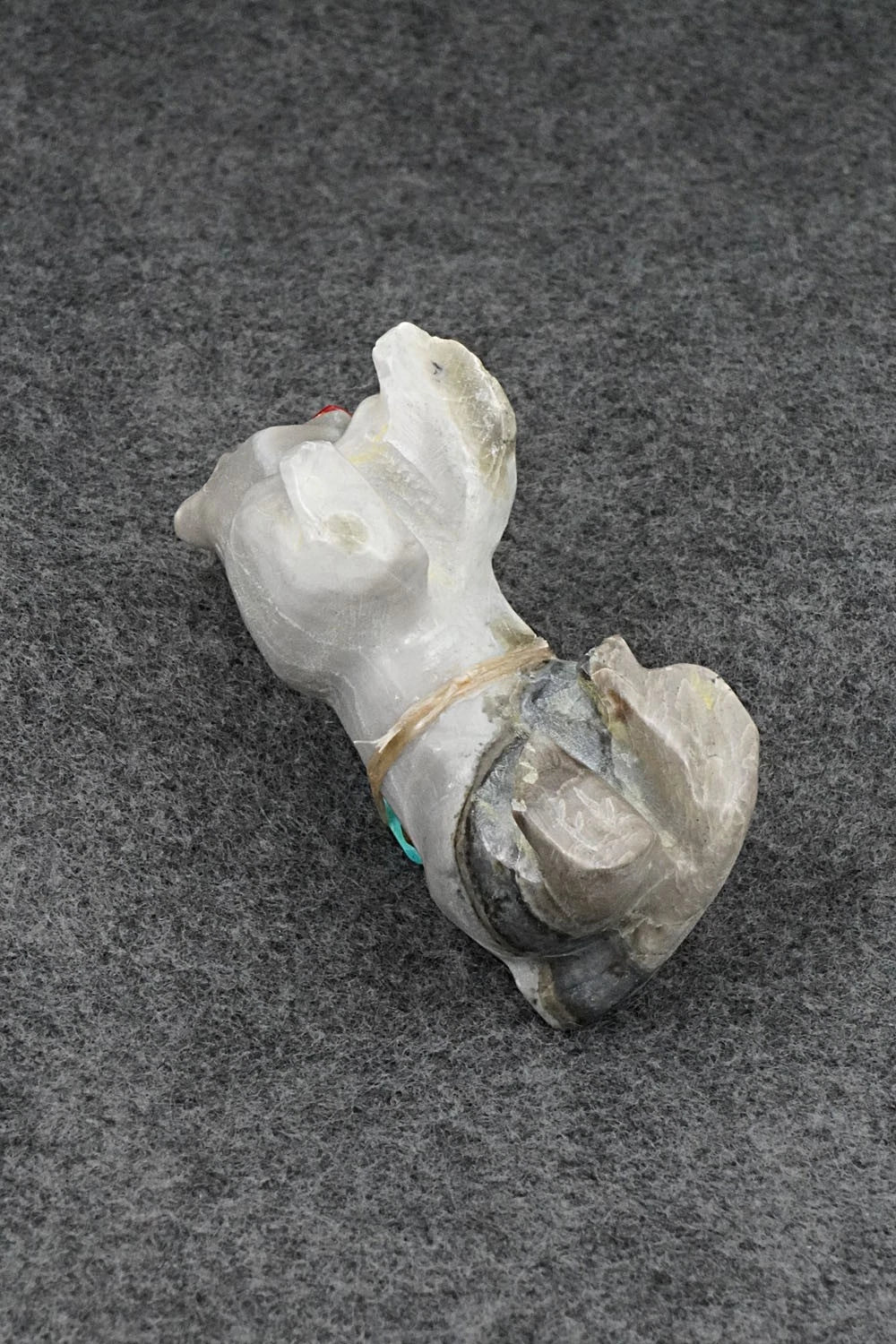 Wolf Zuni Fetish Carving - Freddie Leekya