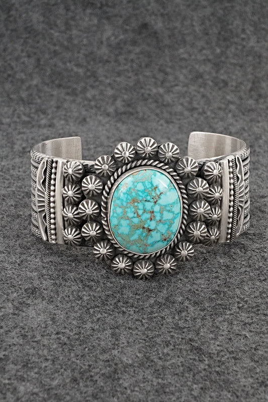 Turquoise & Sterling Silver Bracelet - Michael Calladitto