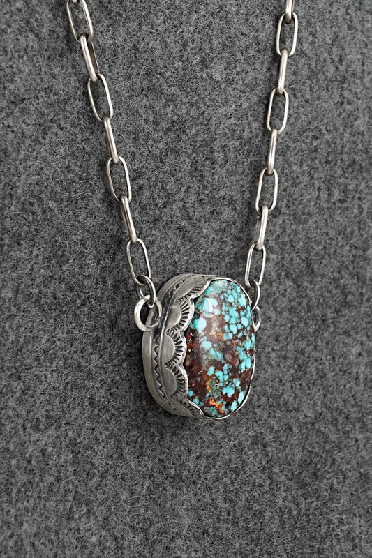Turquoise & Sterling Silver Necklace - Randy Boyd