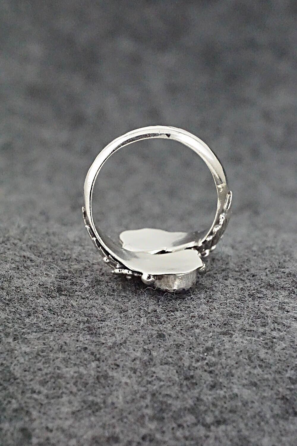 Opalite & Sterling Silver Ring - Etta Belin - Size 7.5