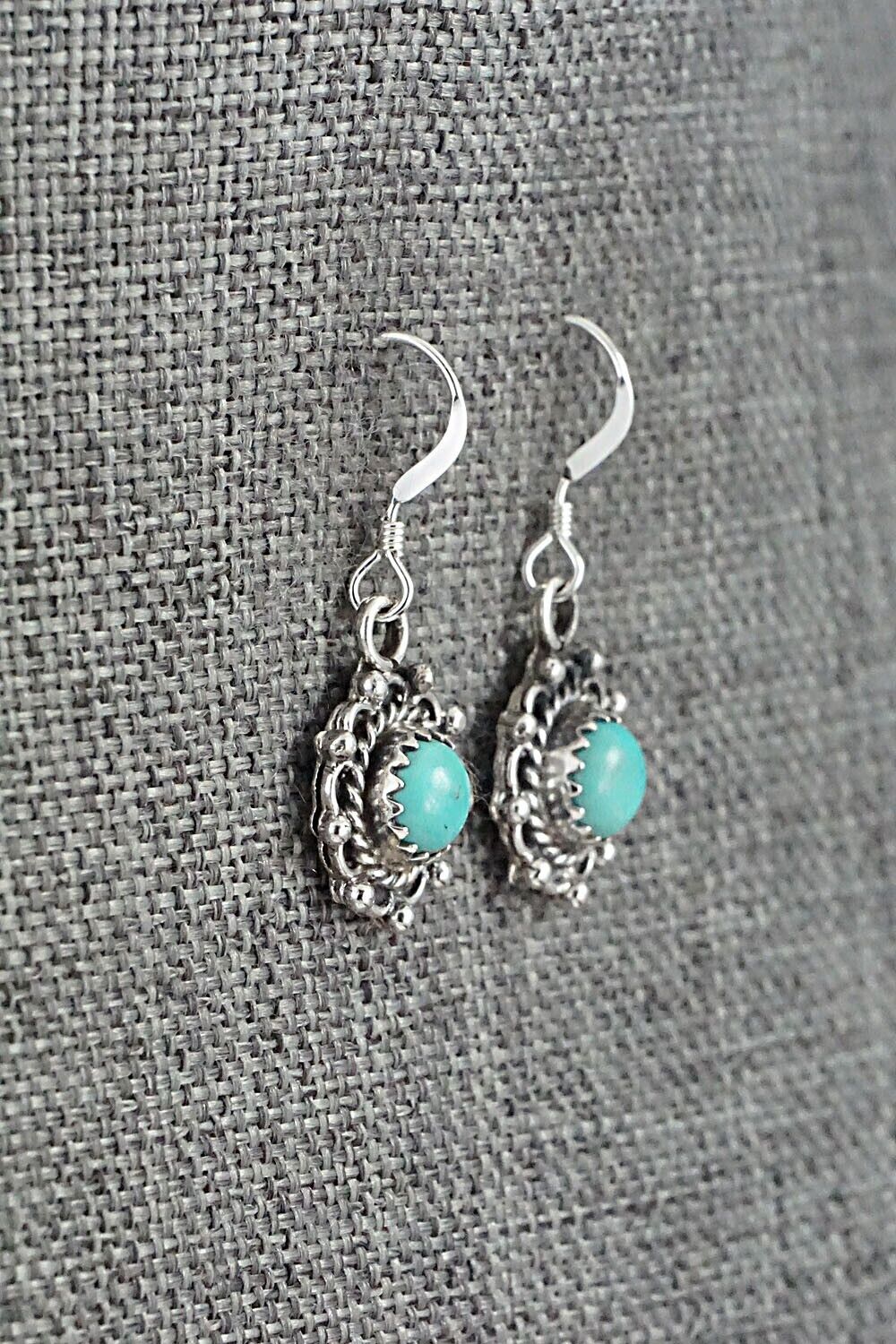 Turquoise & Sterling Silver Earrings - Emery Spencer
