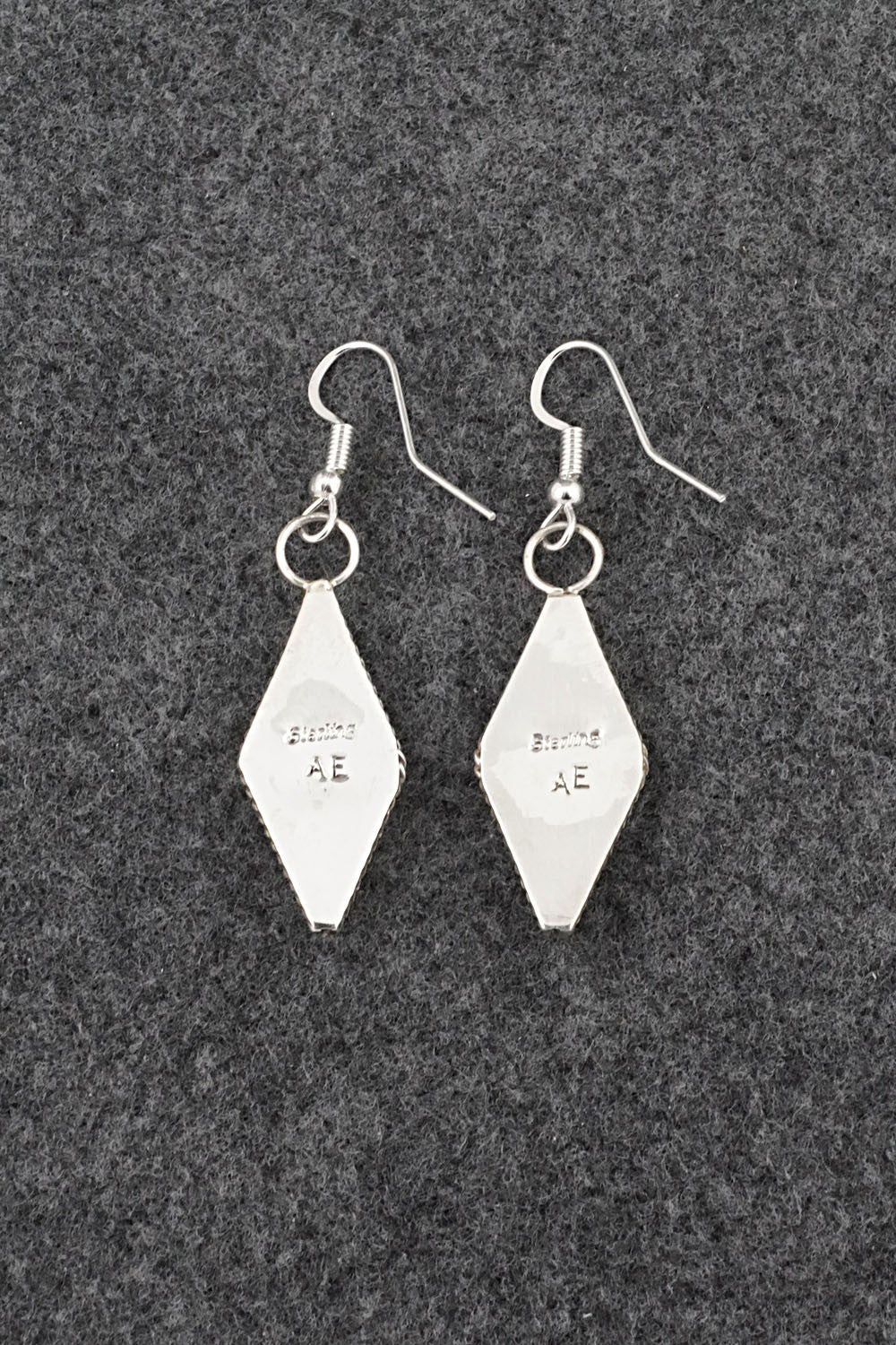 Turquoise & Sterling Silver Earrings - Andrew Enrico