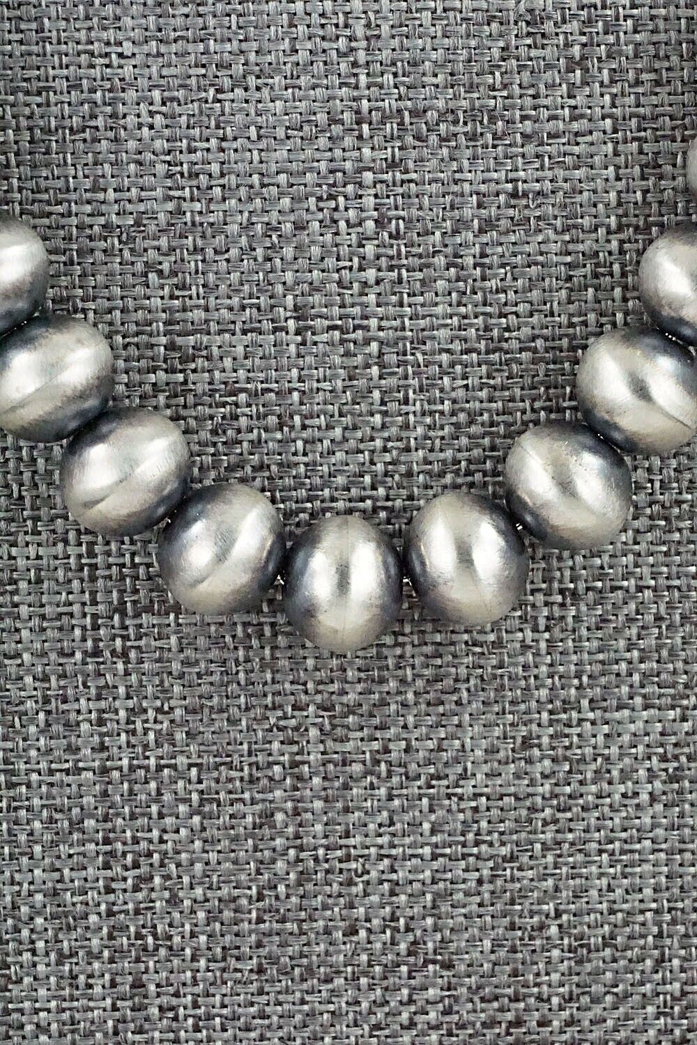 Sterling Silver Navajo Pearl Necklace - Bryannen Halwood