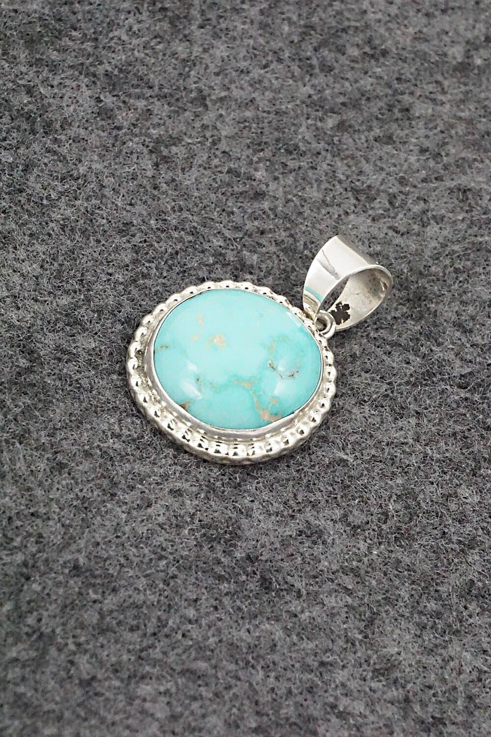 Turquoise & Sterling Silver Pendant - Byron Begay