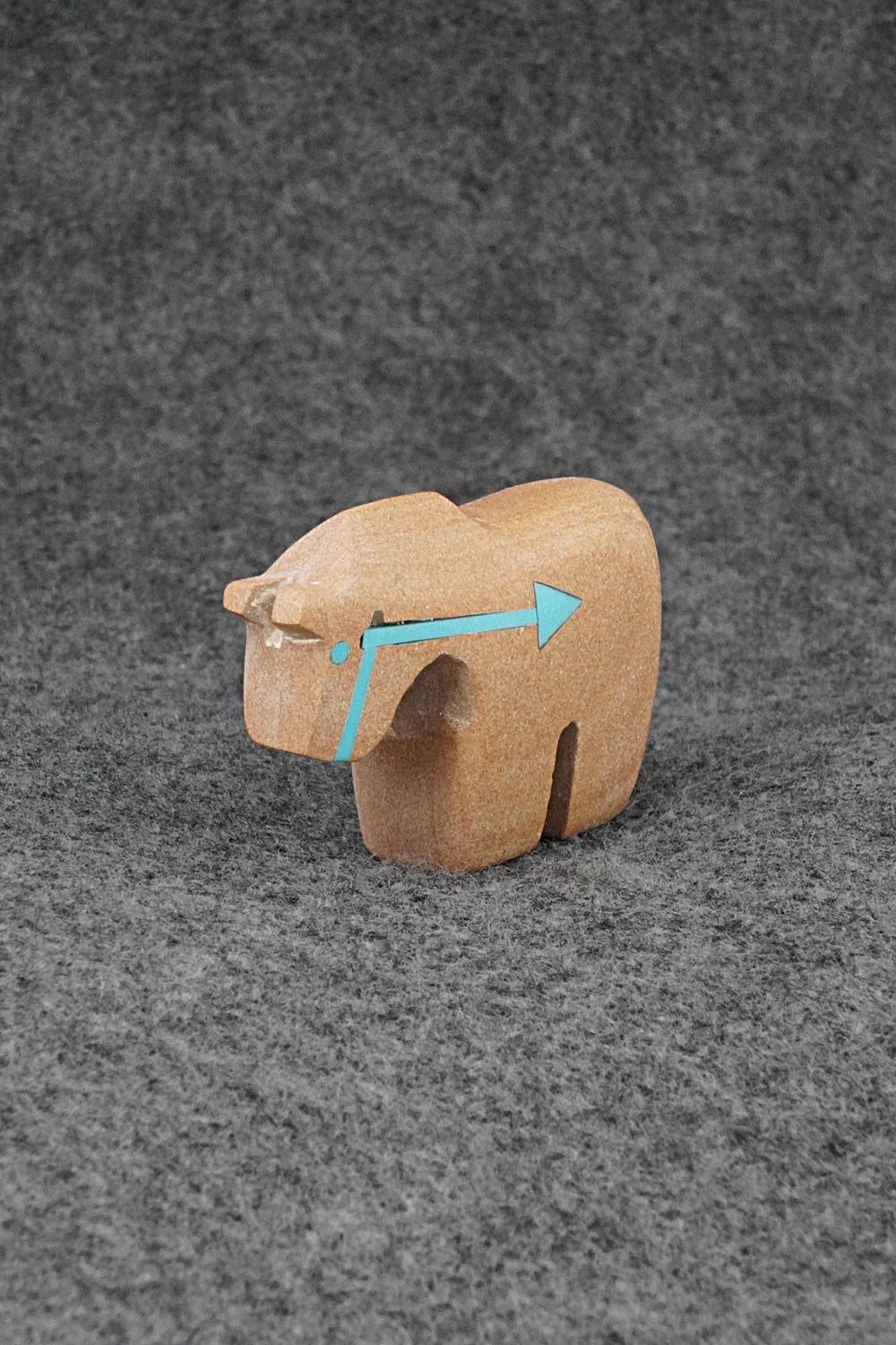 Horse Zuni Fetish Carving - Bernard Laiwakete