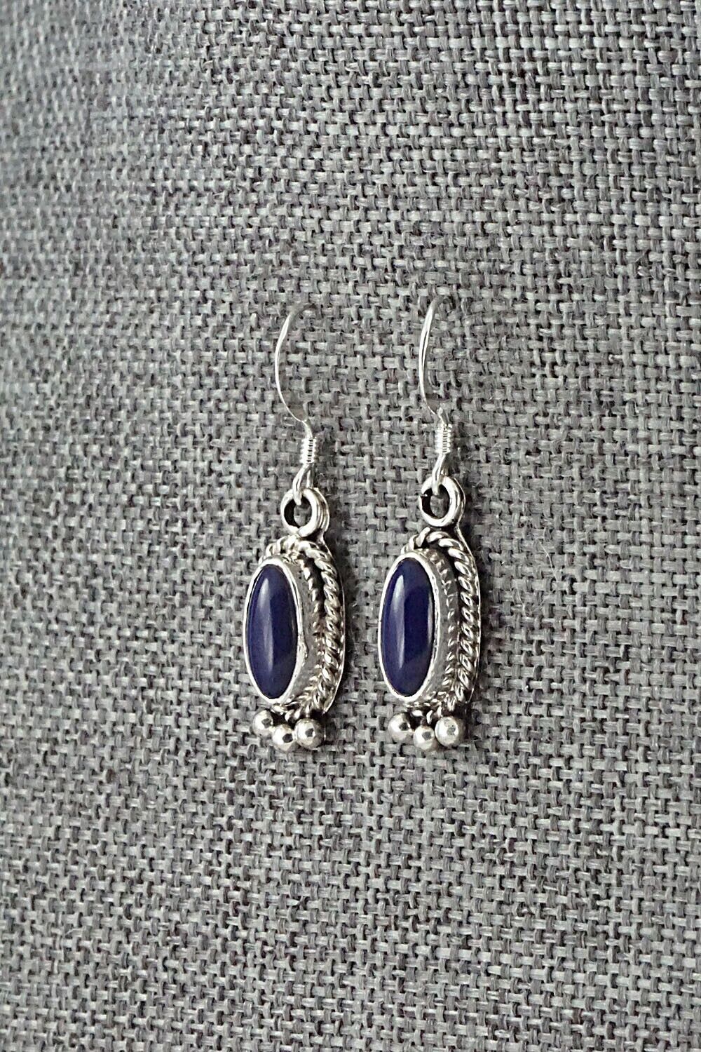 Lapis & Sterling Silver Earrings - Rosie Chee