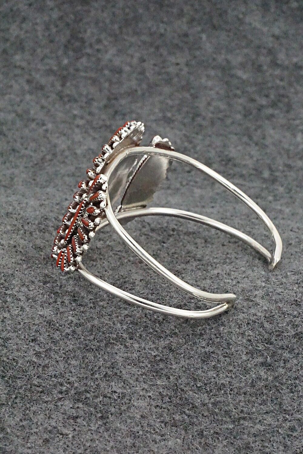 Coral & Sterling Silver Bracelet - Judy Wallace
