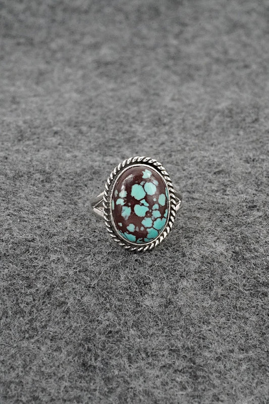 Turquoise & Sterling Silver Ring - Eugene Gruber - Size 5