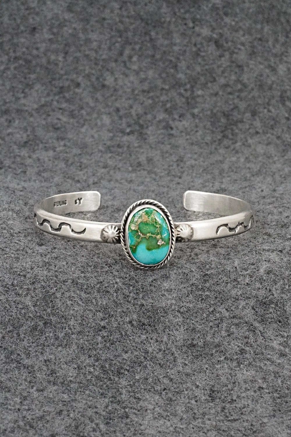Turquoise & Sterling Silver Bracelet - Samuel Yellowhair
