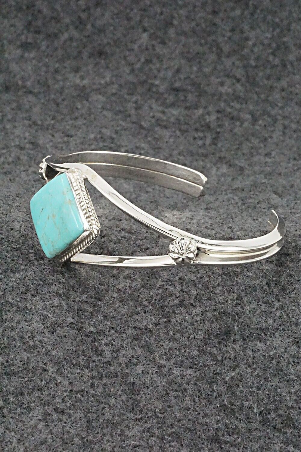 Turquoise & Sterling Silver Bracelet - Charlene Yazzie