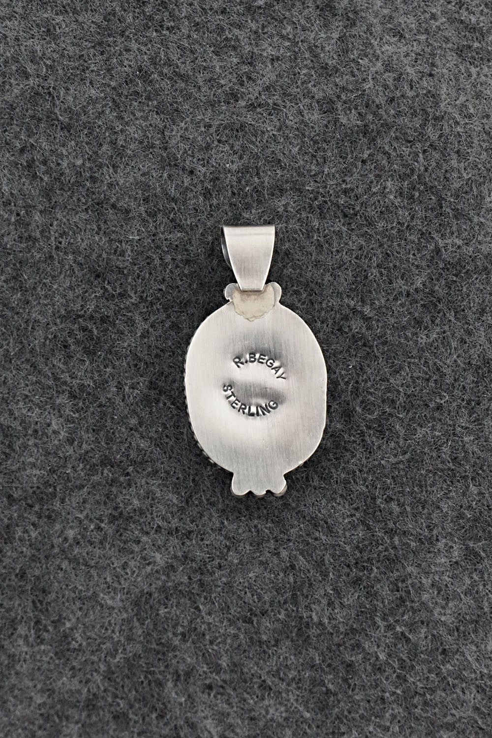 Turquoise & Sterling Silver Pendant - Rena Begay