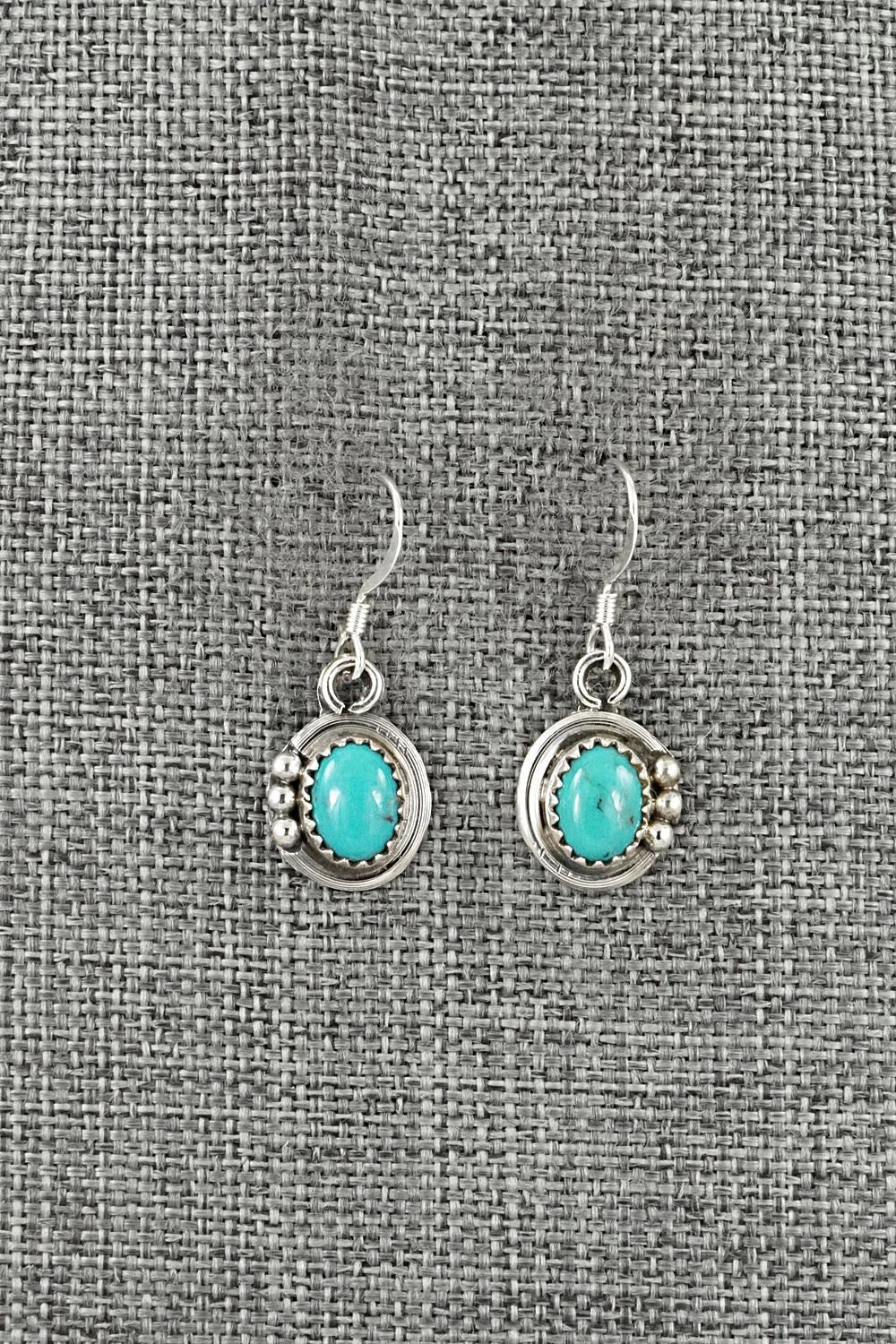 Turquoise & Sterling Silver Earrings - Rita Largo