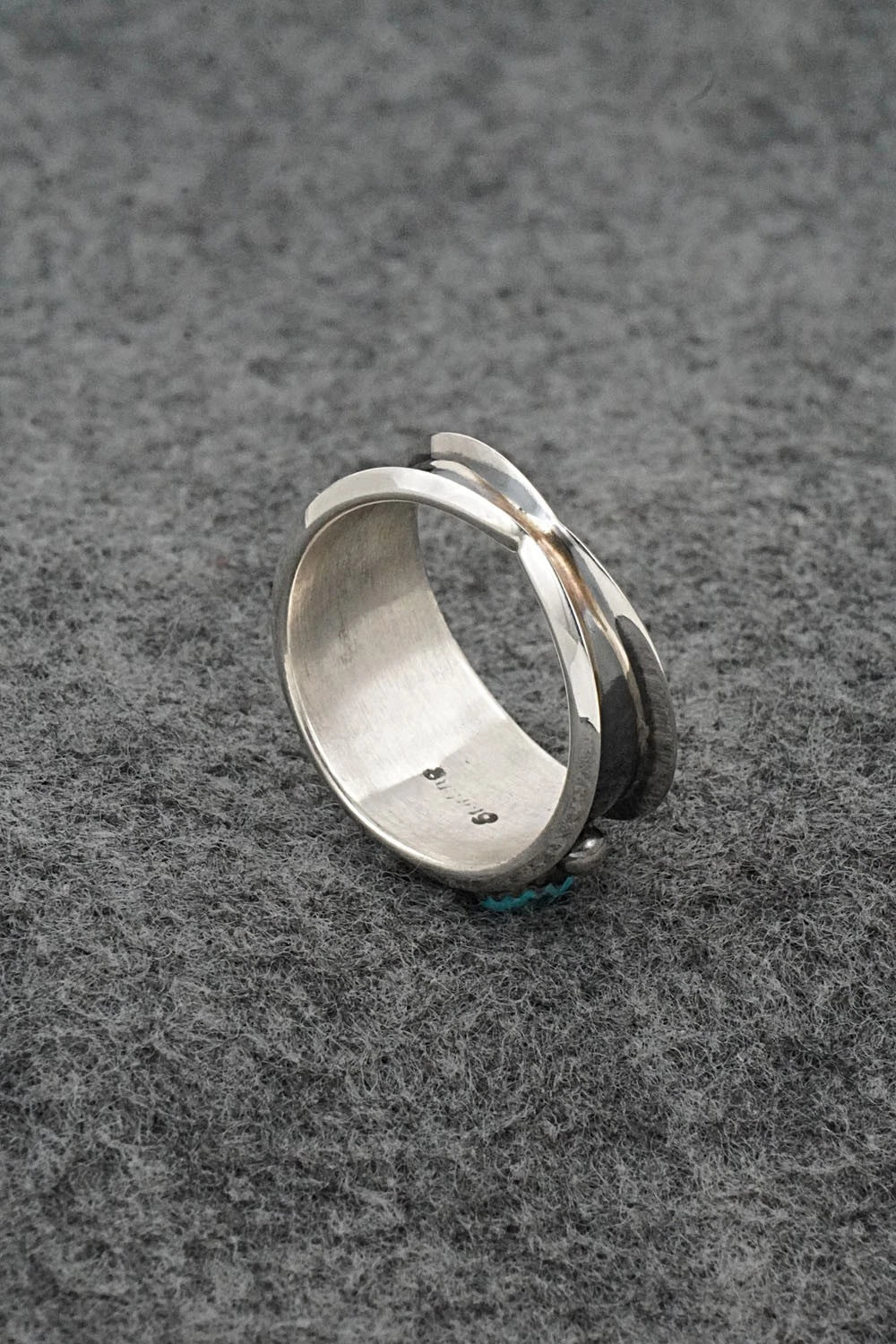 Turquoise & Sterling Silver Ring - Paul Largo - Size 10