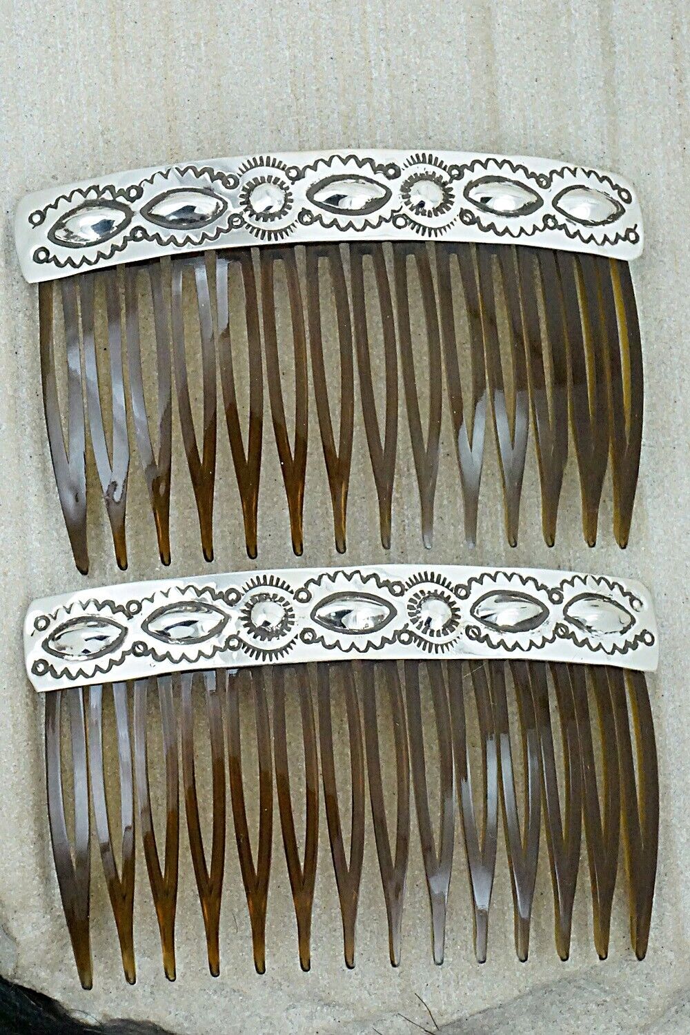 Sterling Silver Hair Combs - Jennie Blackgoat