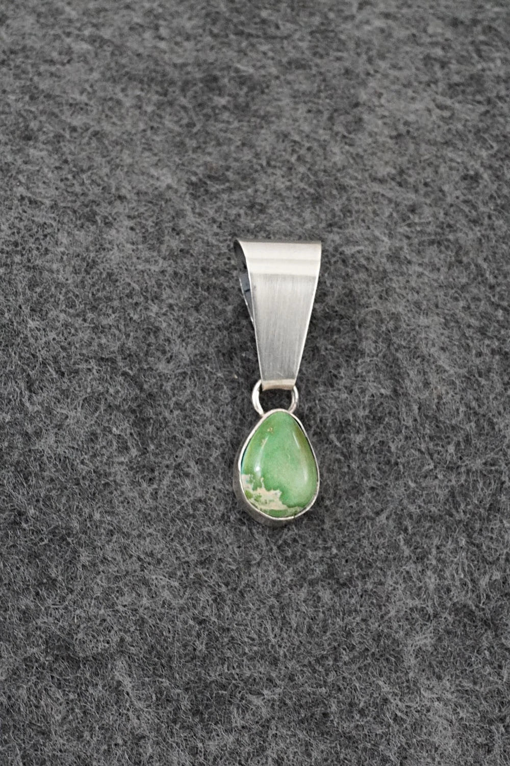 Turquoise & Sterling Silver Pendant - Rosemary Saunders