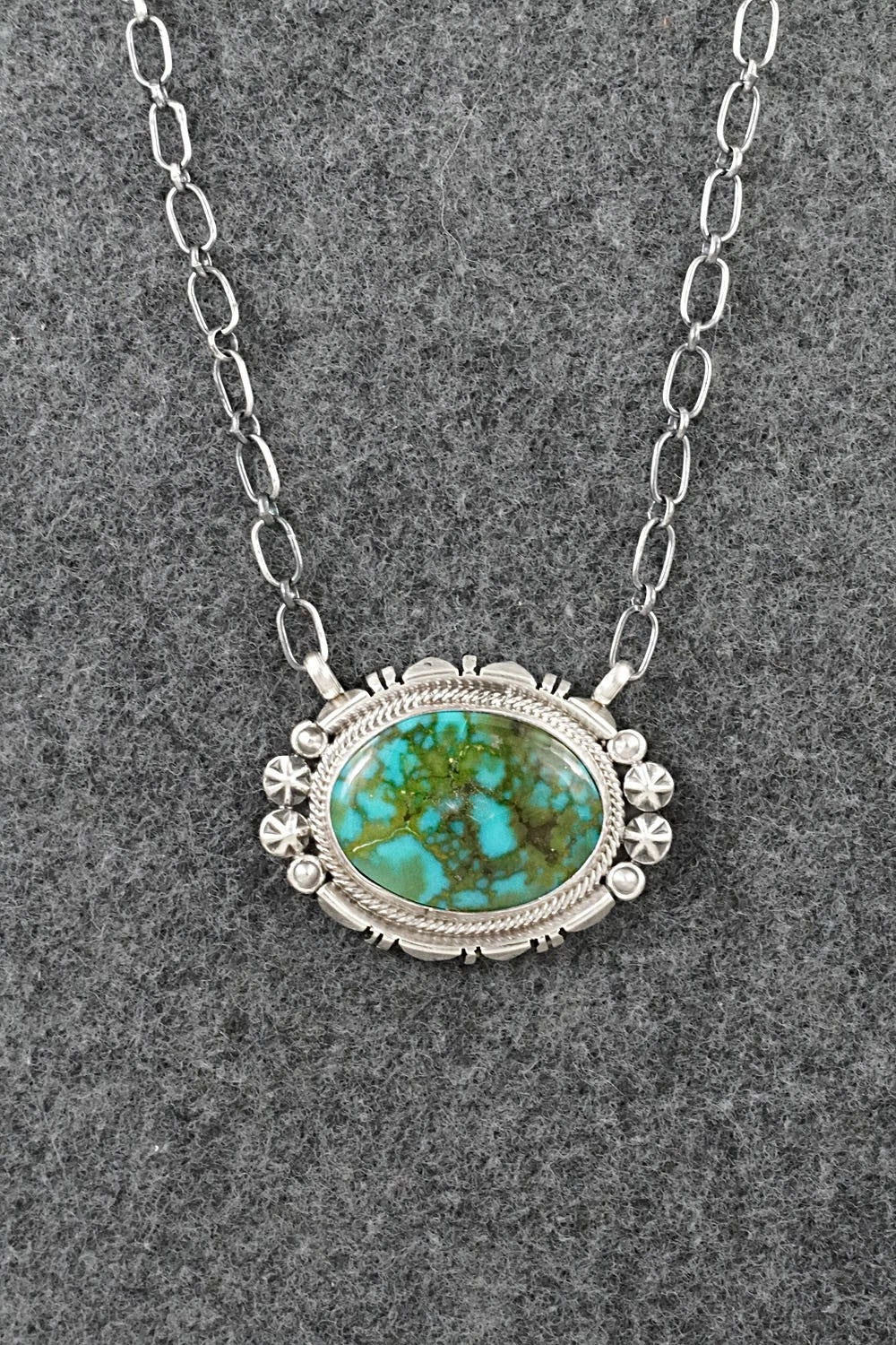 Turquoise & Sterling Silver Necklace - Marita Benally